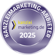 Siegel Anbieter von Kanzleimarketing 2025